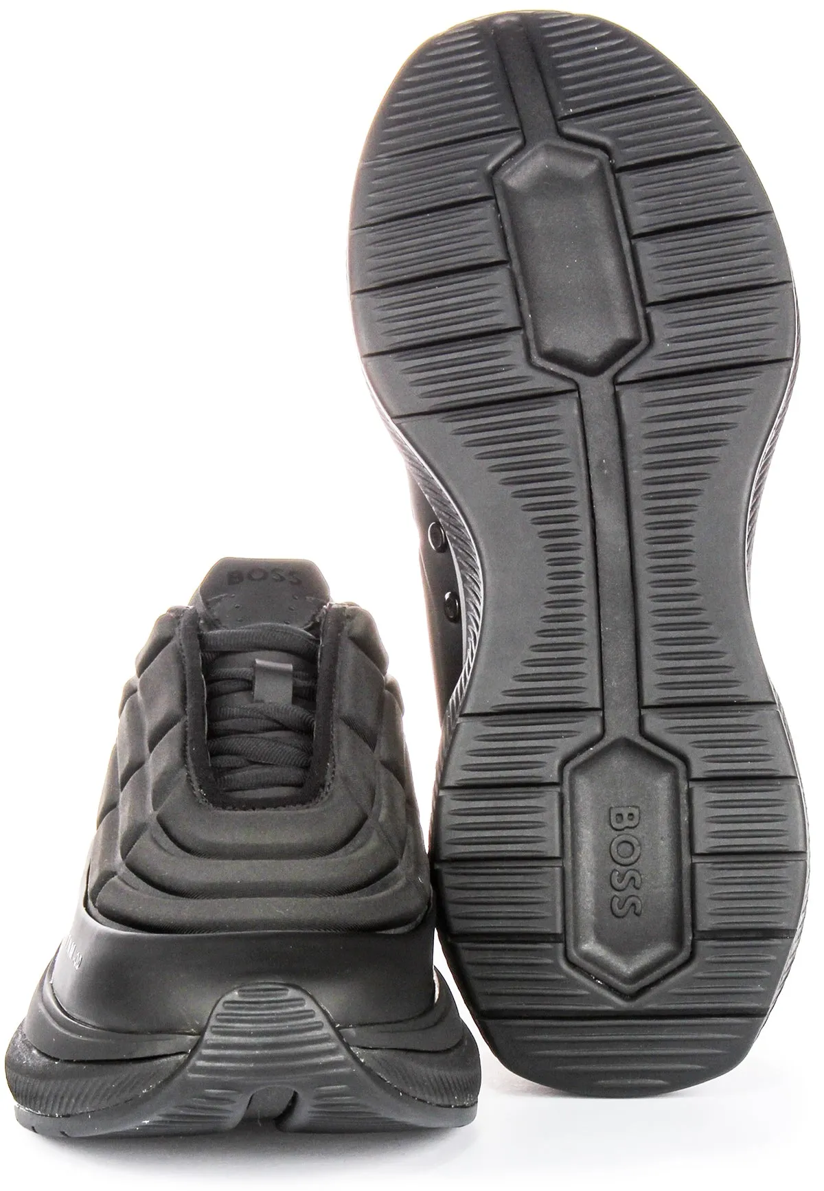 Boss Void Quilted Runner In Black For Men Dry Feel