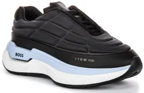 Plyo Support Sport Flex Boss Void Runner Quilted In Navy Blue For Men