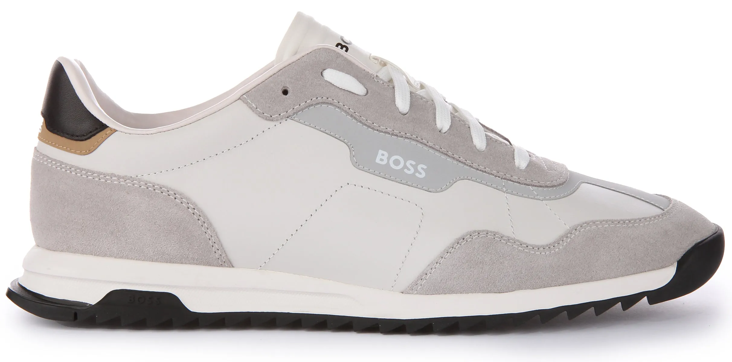 Boss Zayn Low profile Trainers In White For Men Sole Control