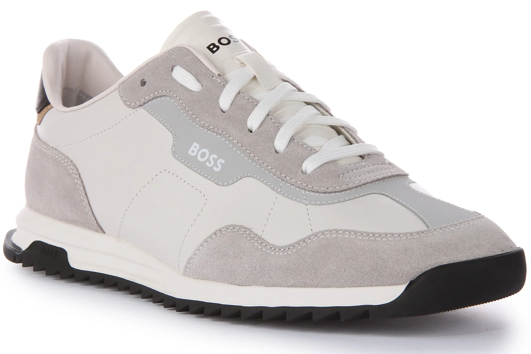 Boss Zayn Low profile Trainers In White For Men Zero Irritation