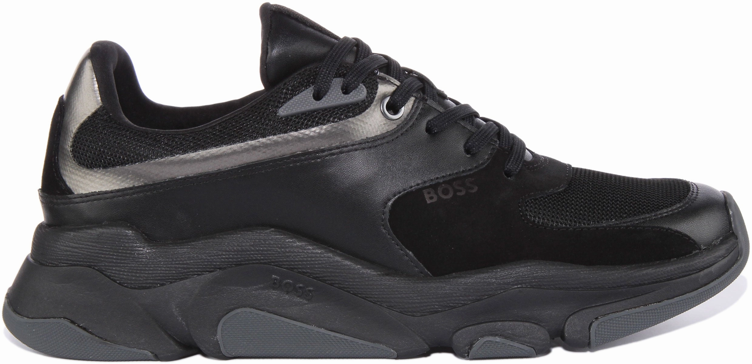 Boss Asher Run In Black For Men Zero drop