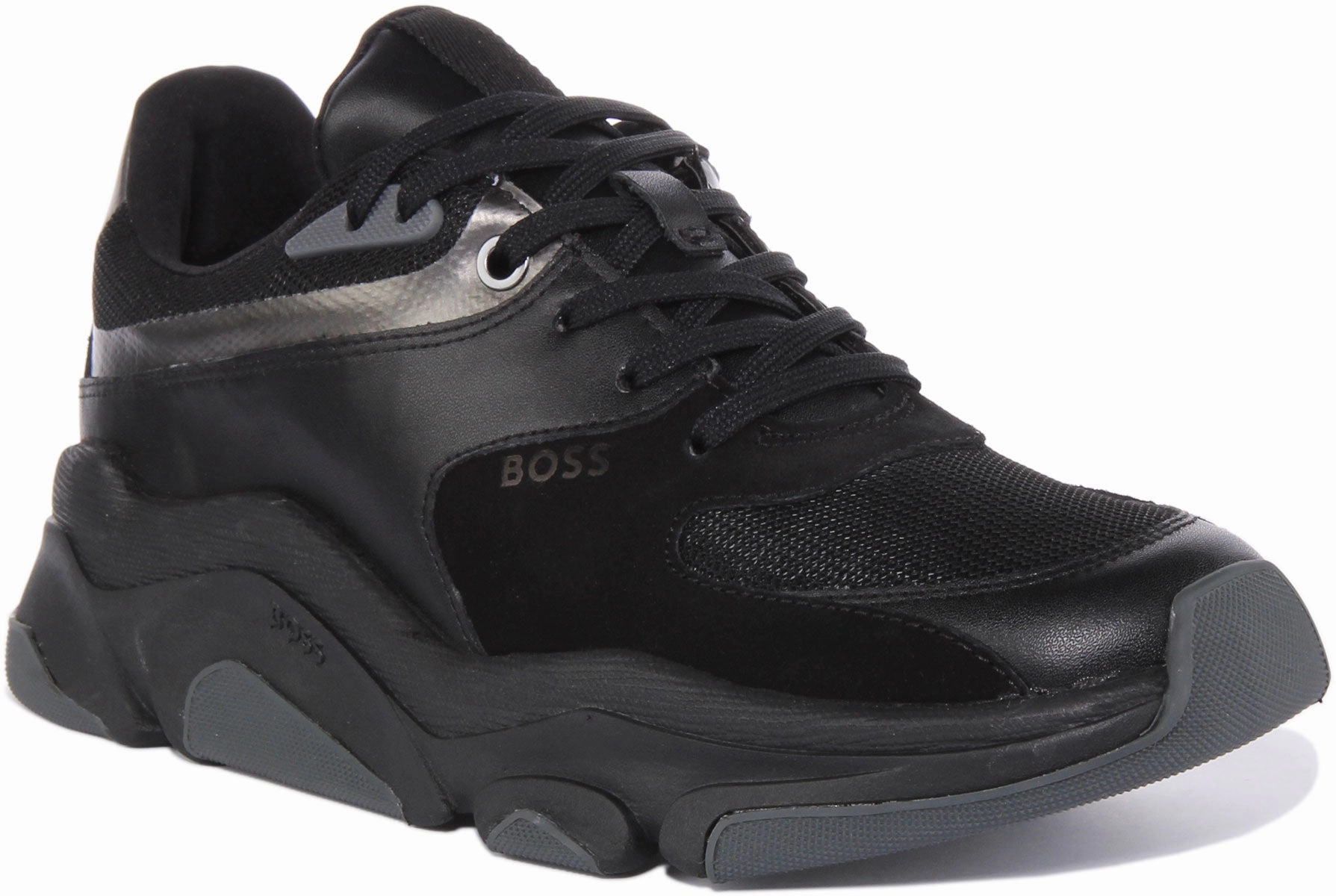 Boss Asher Run In Black For Men Outsole Control