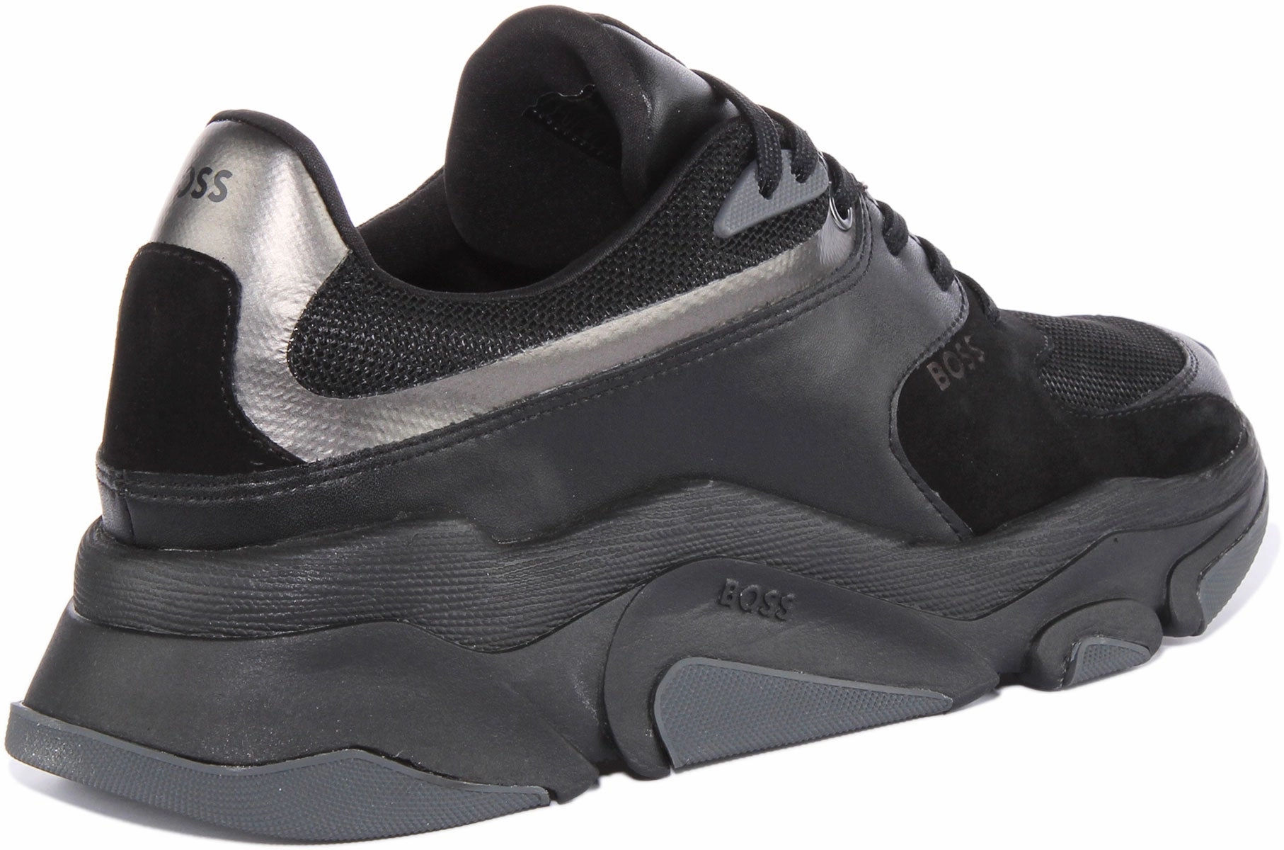 Boss Asher Run In Black For Men Zero drop