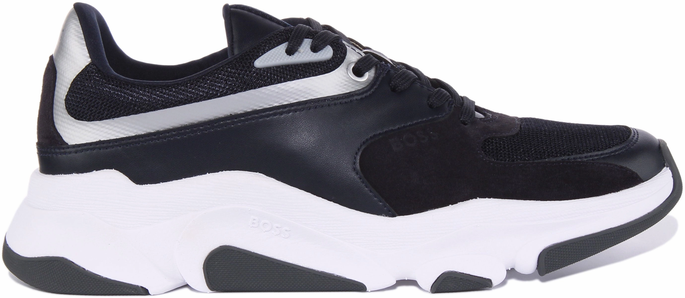 Boss Asher Run In Navy White For Men Trail Proof