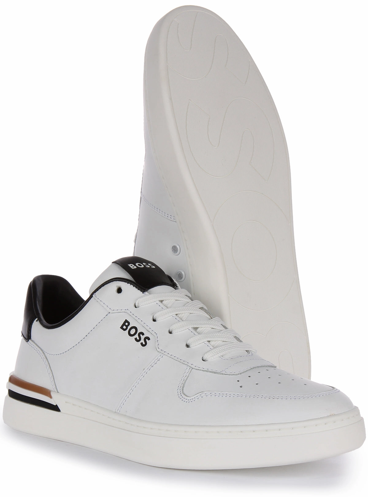 Boss Clint Tennis Itvp In White Black For Men Foam Comfort