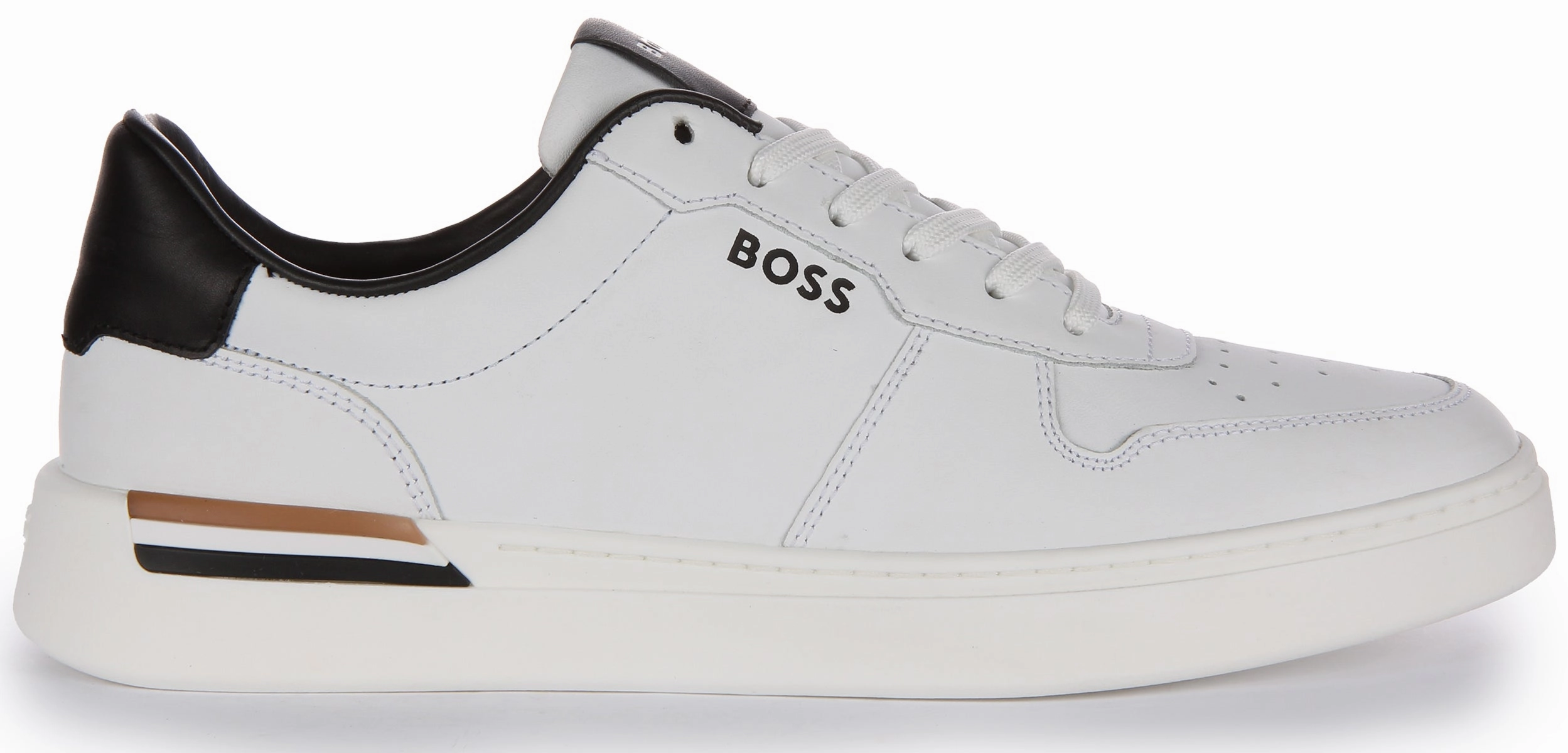 Boss Clint Tennis Itvp In White Black For Men Foam Comfort