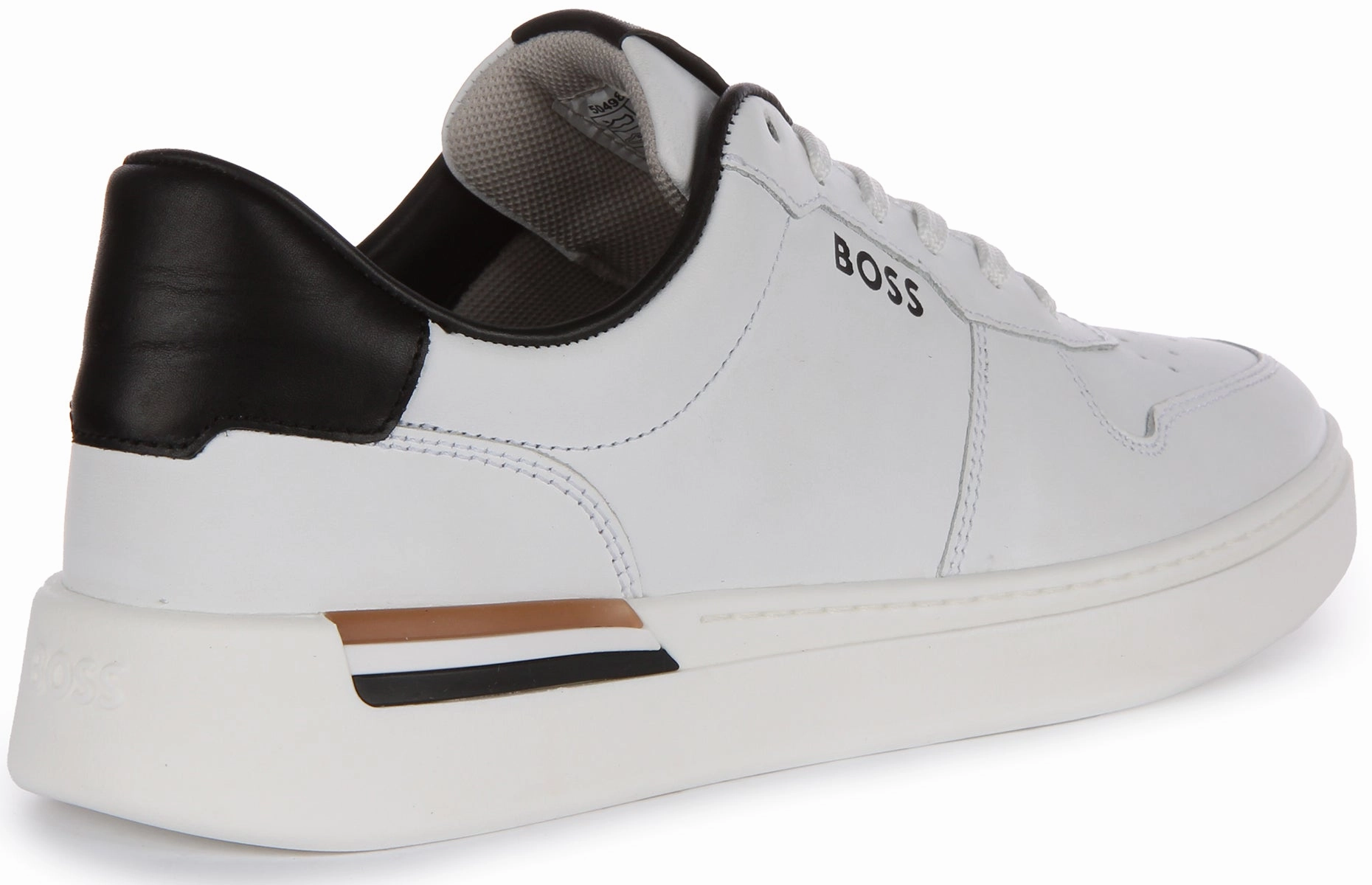 Boss Clint Tennis Itvp In White Black For Men Foam Comfort