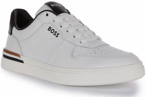 Boss Clint Tennis Itvp In White Black For Men Quick Motion Joint Friendly