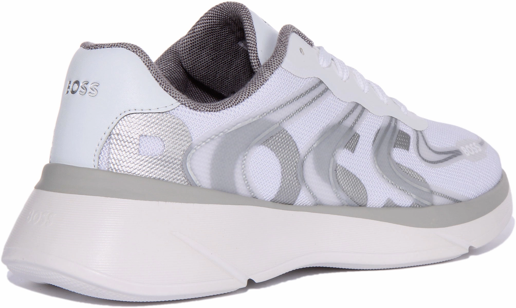 Boss Dean Runner Thlg In White For Men Heel Pad