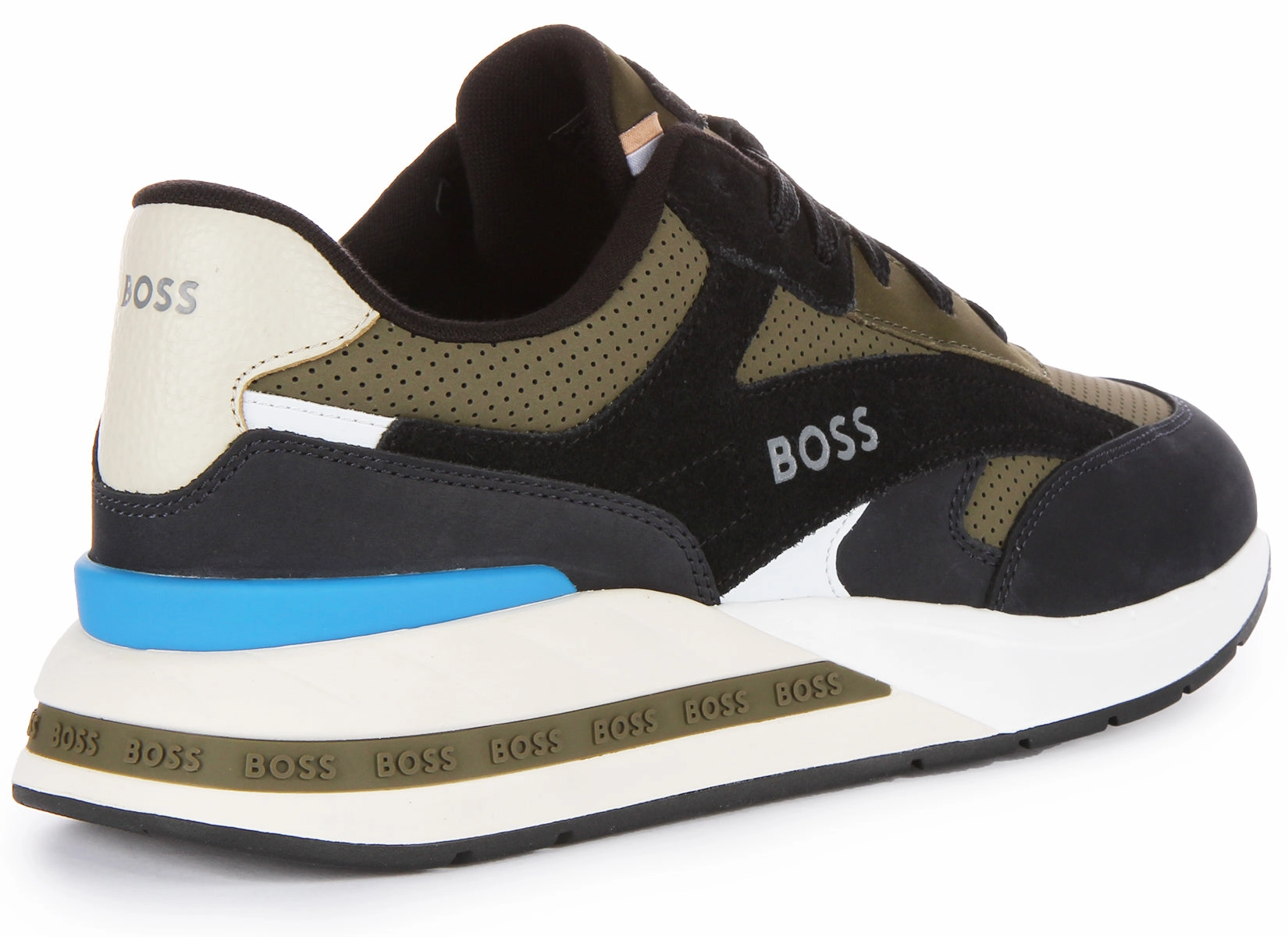 Boss Kurt Runner Nupf In Black Olive For Men Pace Power