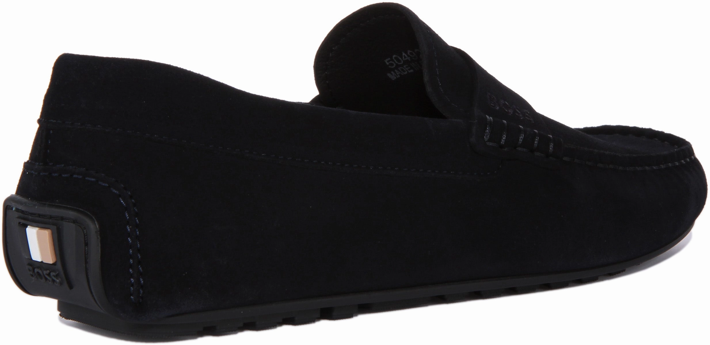 Boss Noel Driving Mocc In Dark Blue For Men All-terrain Fit