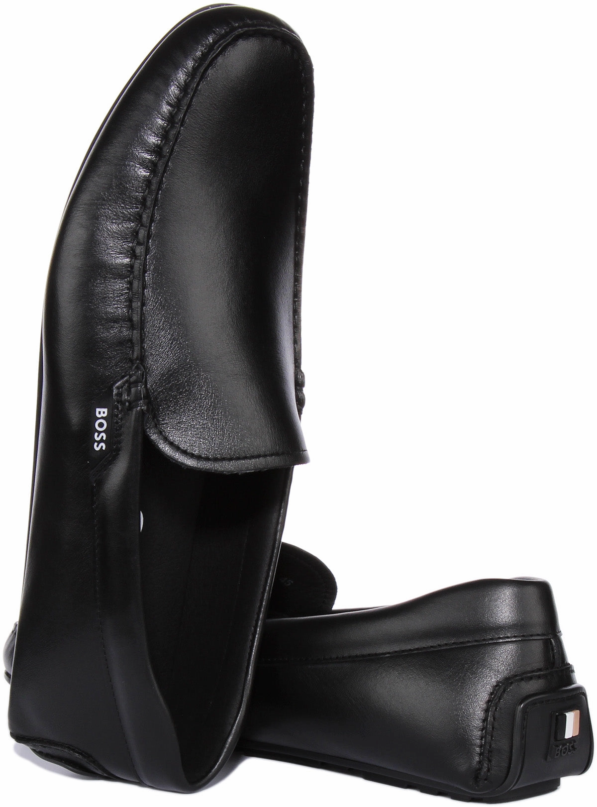 Boss Noel Mocc It In Black For Men Cushioned Insole