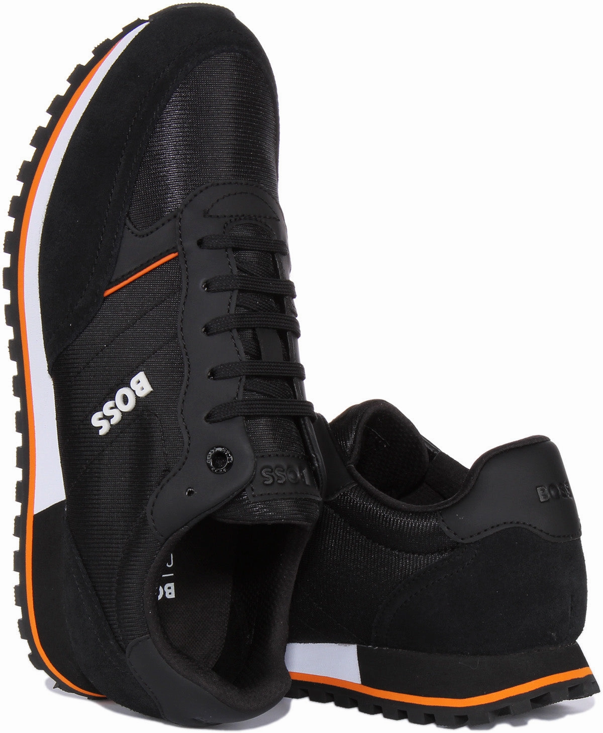 Boss Parkhour L Runner In Black Orange For Men Pivot Ready