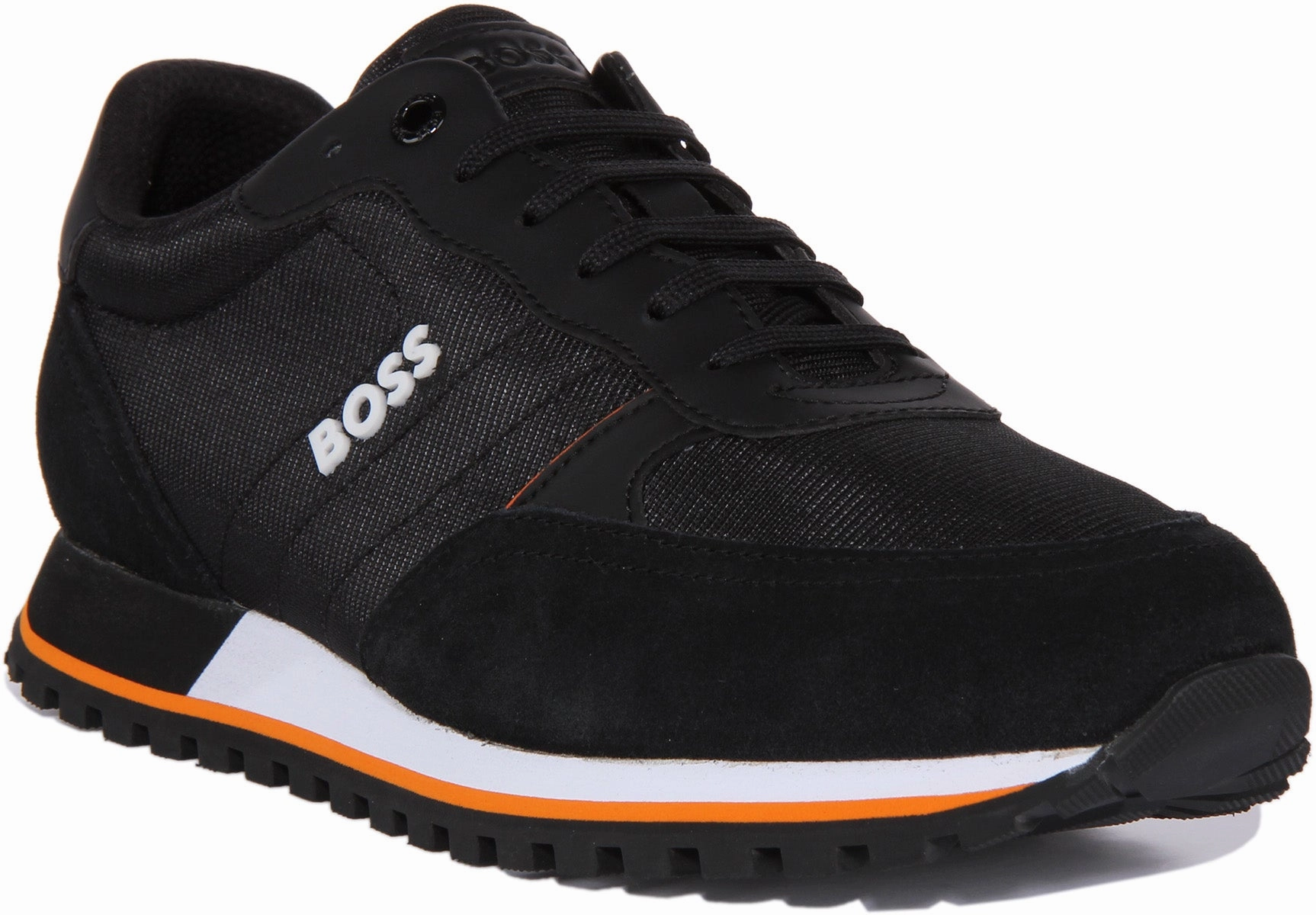 Strength Build Boss Parkhour L Runner In Black Orange For Men