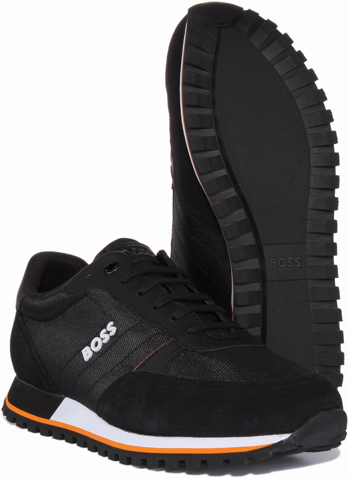 Boss Parkhour L Runner In Black Orange For Men Pivot Ready