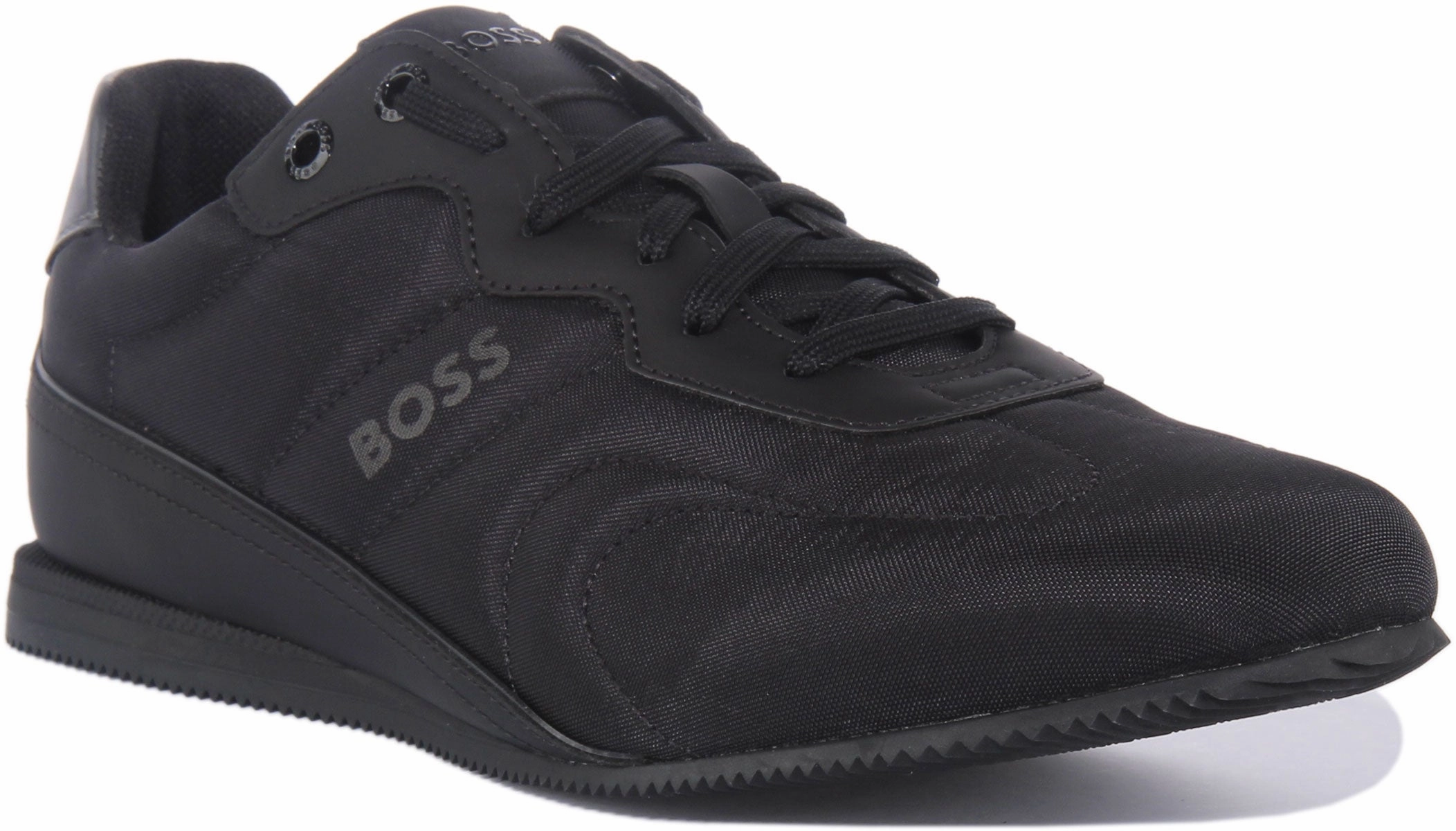Boss Rusham Low In All Black Indoor session Active Session