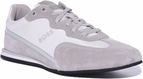 Boss Rusham Low In White For Men Fast Tempo Zero Pressure