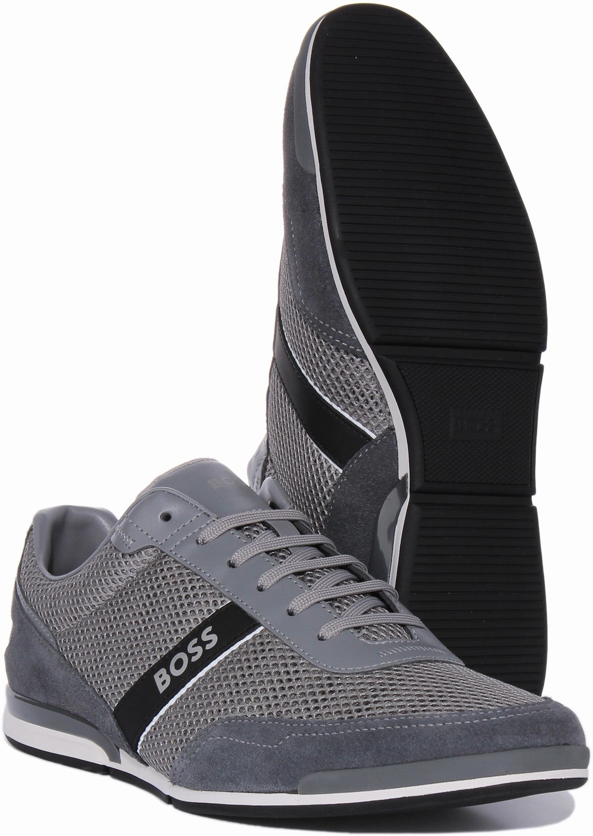 Boss Saturn Lowp In Grey For Men Perfect Fit