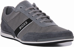Boss Saturn Lowp In Grey For Men Street Sport Impact Balance