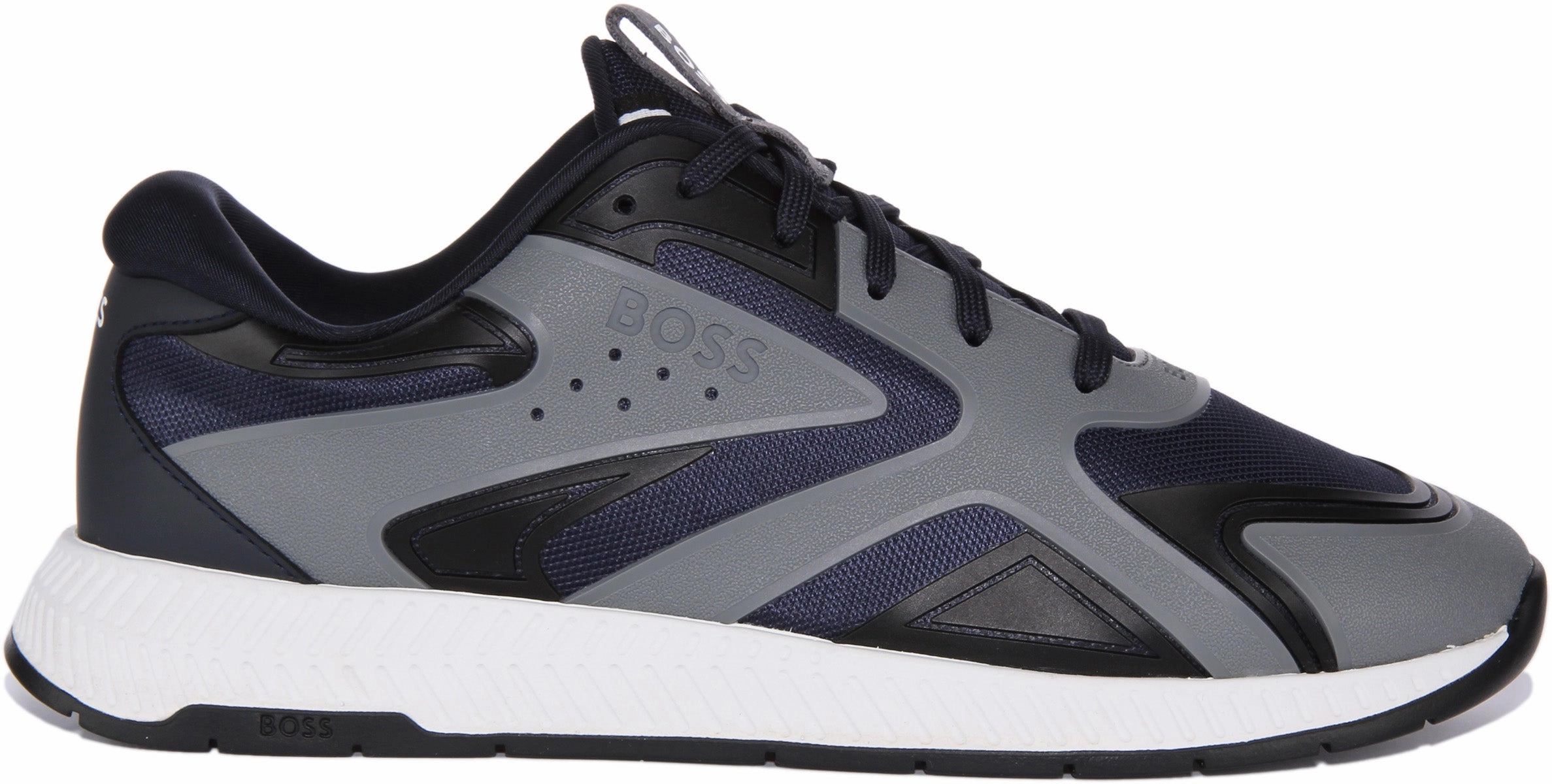 Boss Titanium Runner In Dark Blue For Men Quick Fit