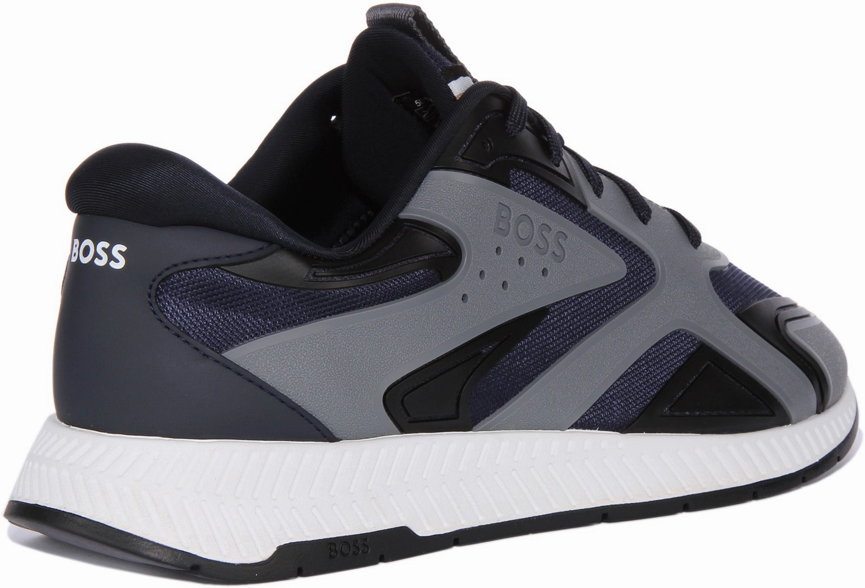 Boss Titanium Runner In Dark Blue For Men Quick Fit