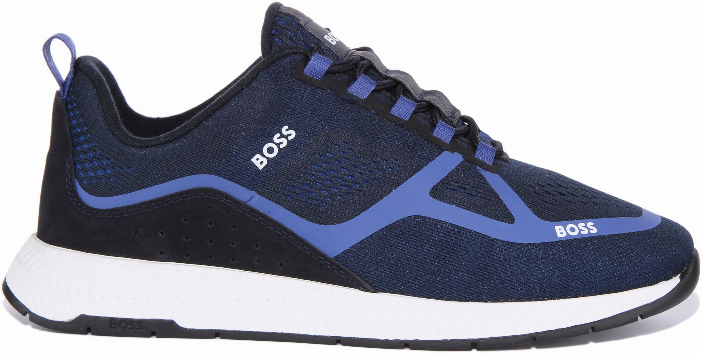 Boss Titanium Runner In Navy For Men Performance Ease