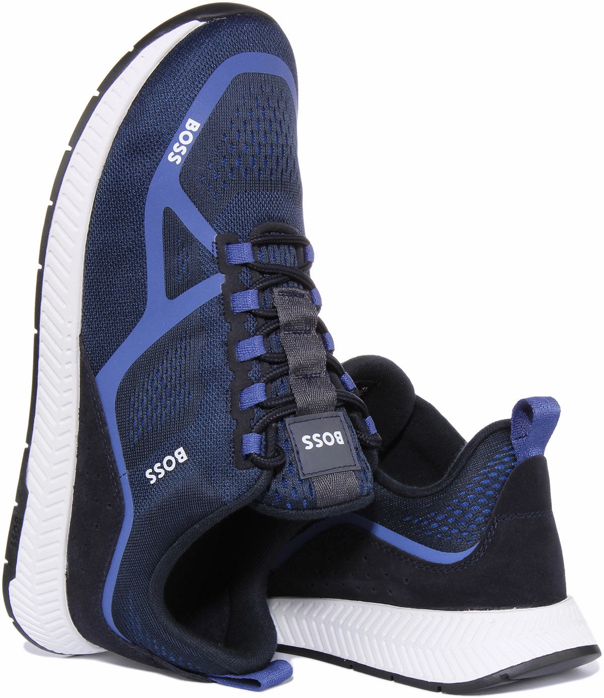 Boss Titanium Runner In Navy For Men Performance Ease