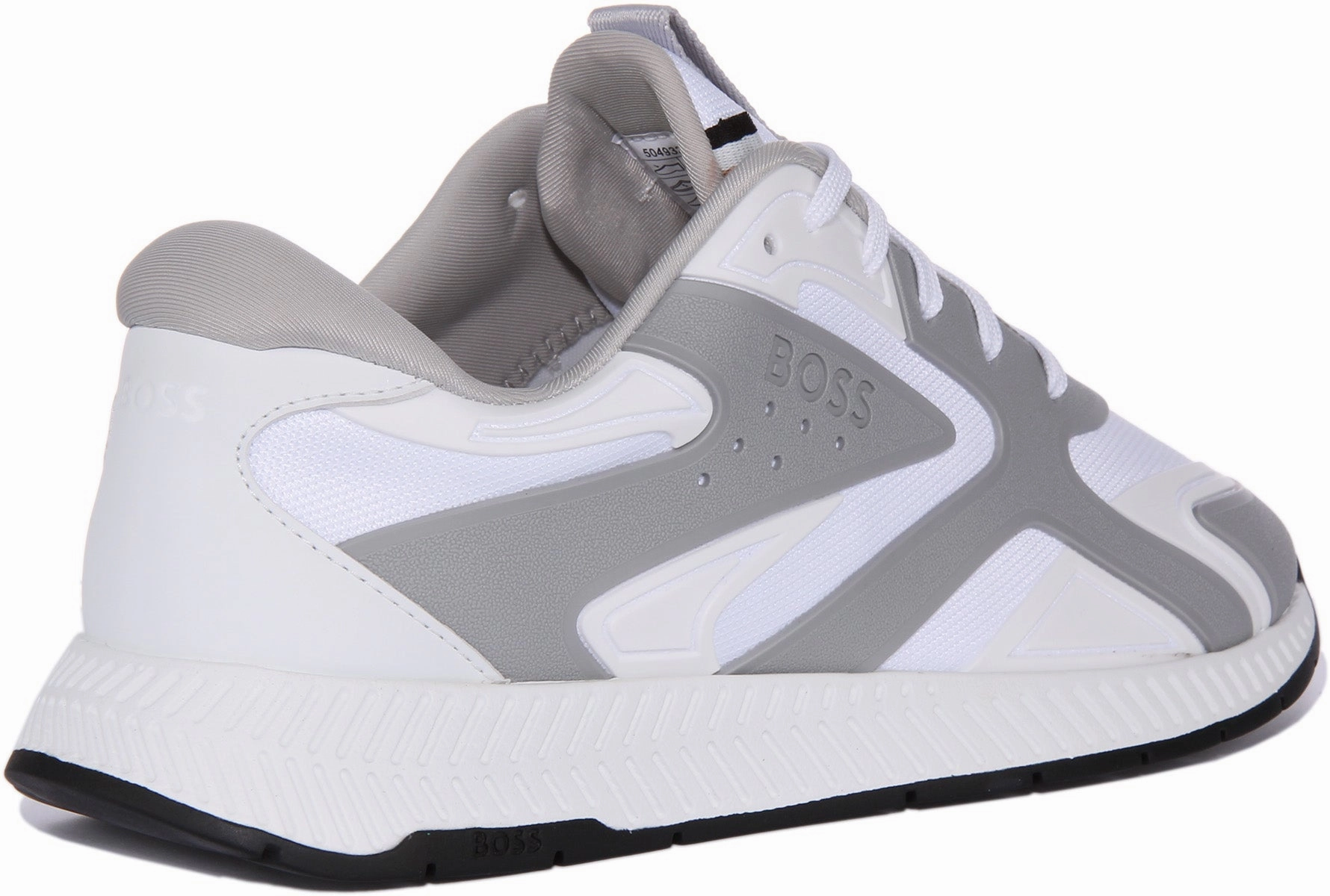 Boss Titanium Runner In White Grey For Men Air Circulation