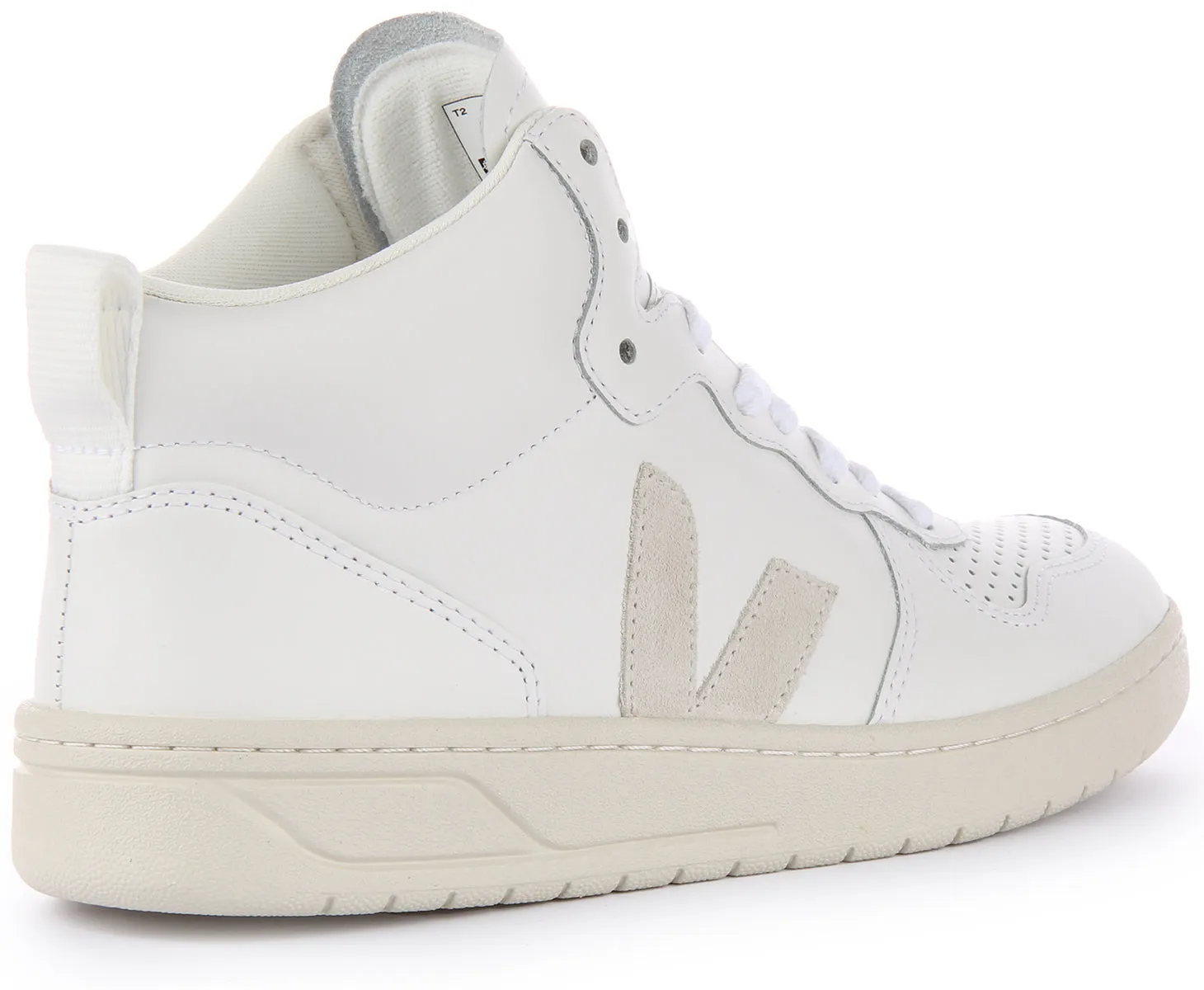 Bounce Ease Veja V-15 Leather In Natural For Women