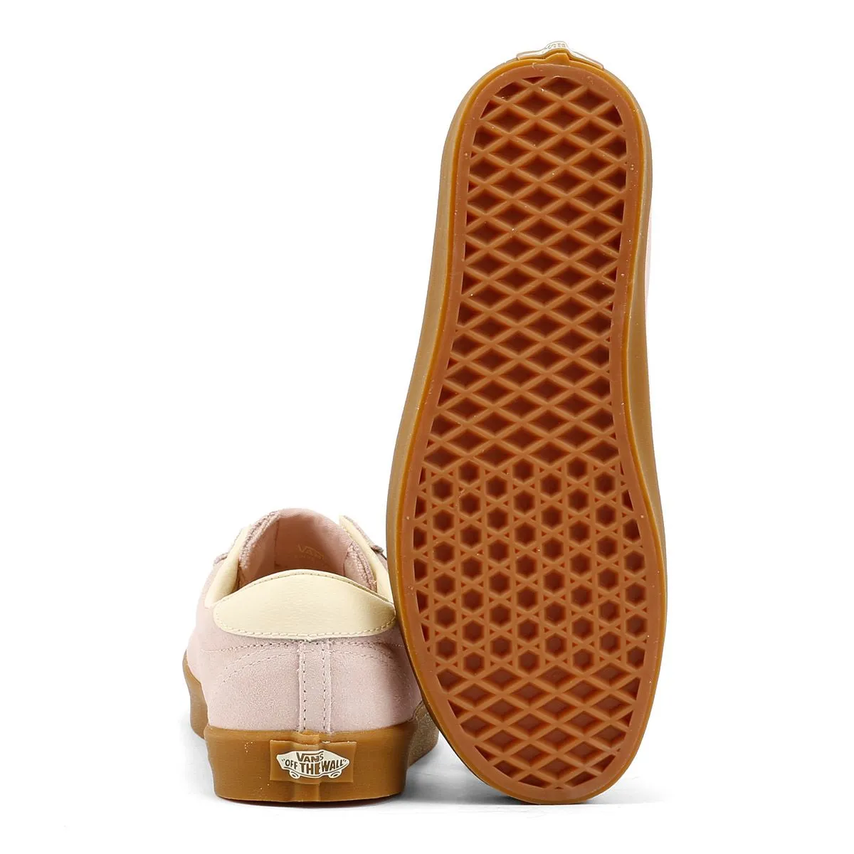 Bounce Step Vans Sport Low Suede Women's Sepia Rose Trainers