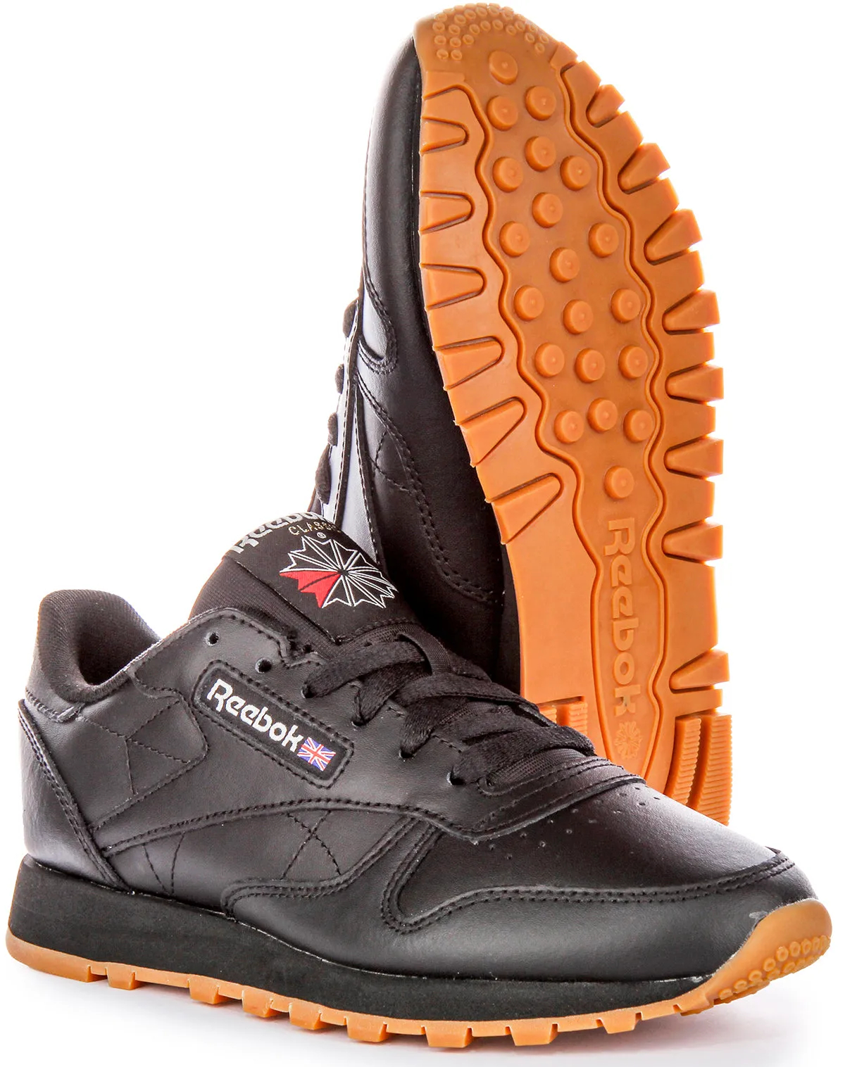 Breath Ease Reebok Classic Leather In Black For Women