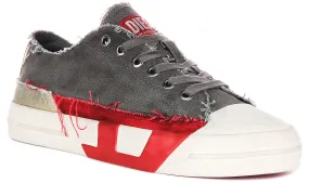 Diesel S D Verse Low In Grey Red For Men Every Terrain