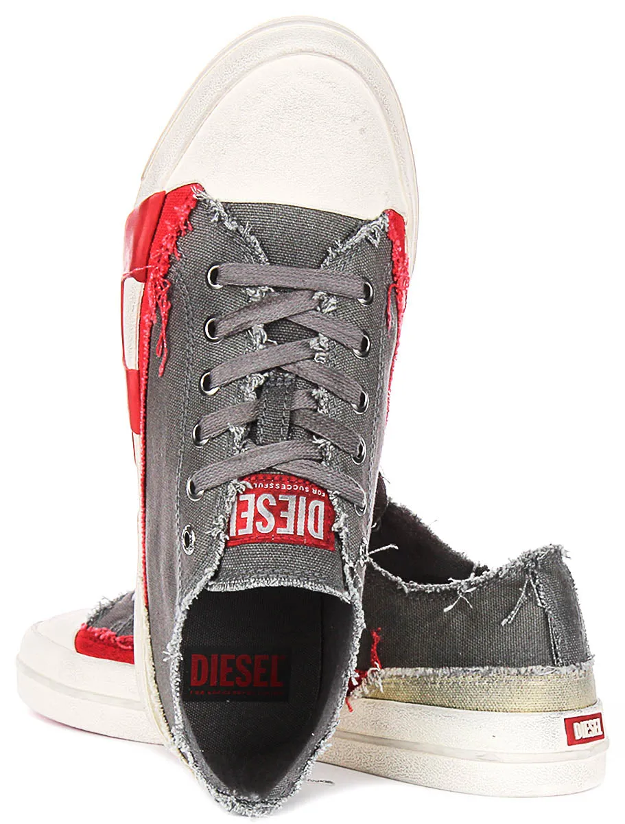 Breath Mesh Diesel S D Verse Low In Grey Red For Men