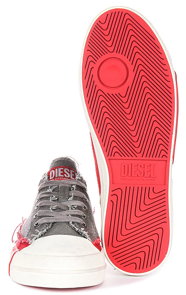 Breath Mesh Diesel S D Verse Low In Grey Red For Men