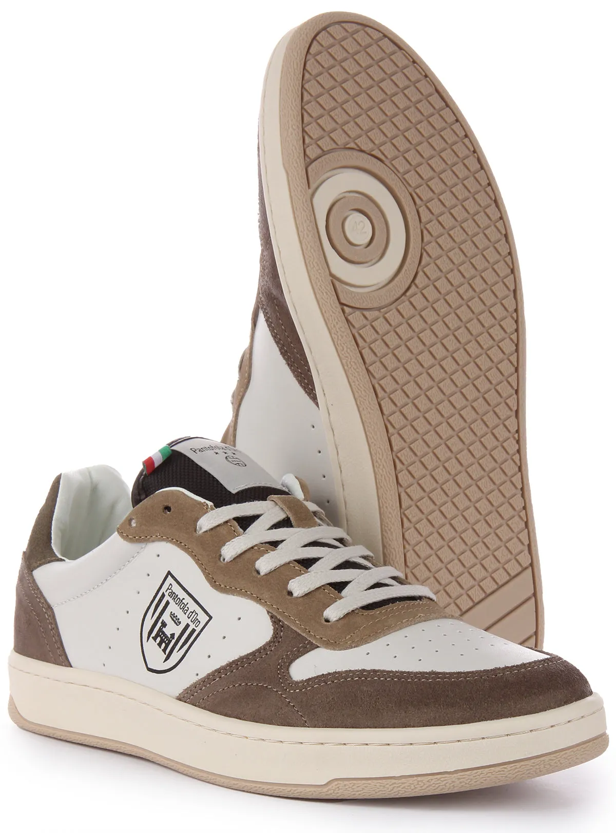 Breath System Pantofola D Oro Lioni Uomo Low In Off White For Men