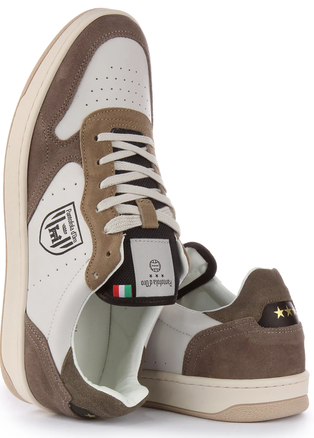 Breath System Pantofola D Oro Lioni Uomo Low In Off White For Men
