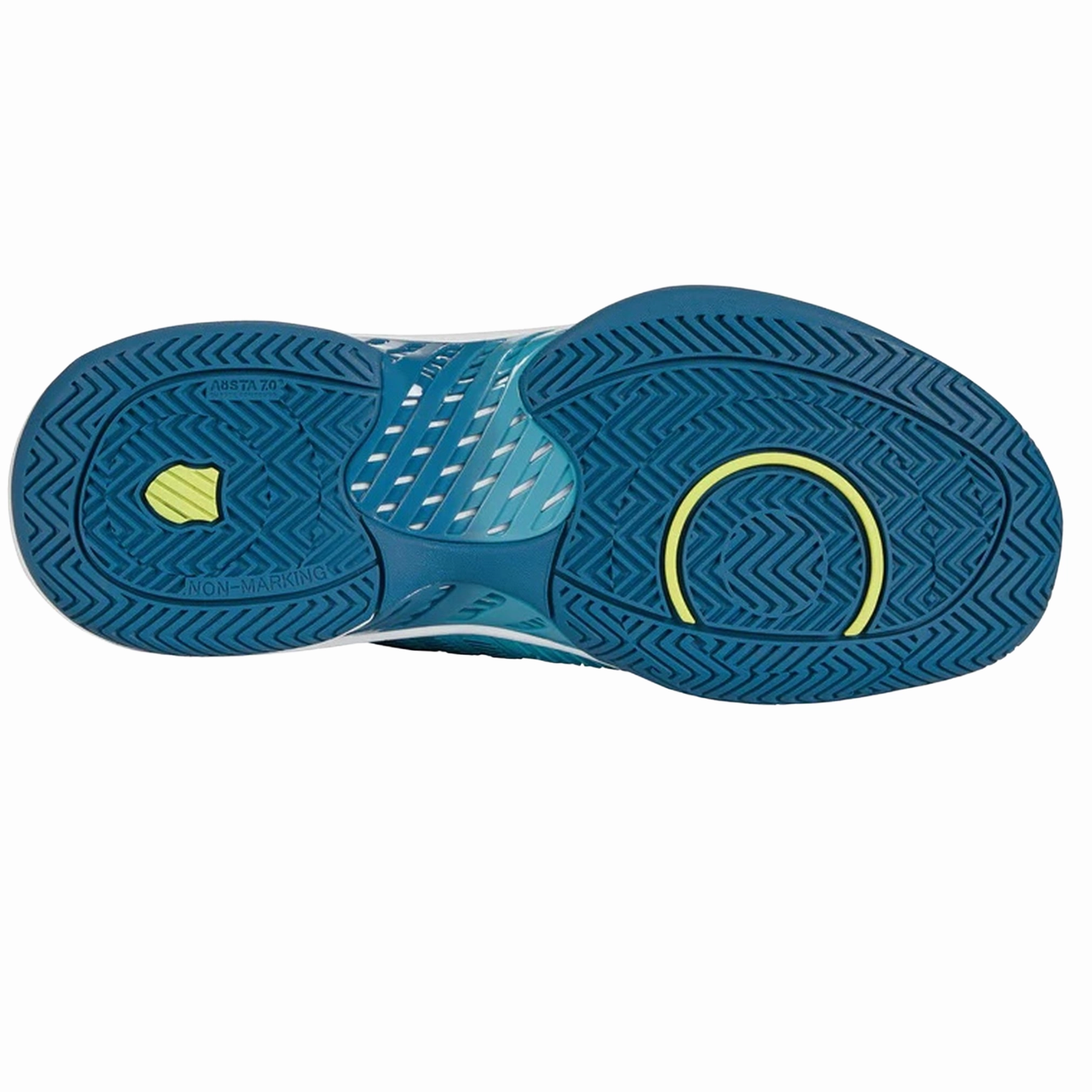 Breathability Power K Swiss Hypercourt Supreme Mens Tennis Shoes - Scuba Blue/Celestial/Brilliant White