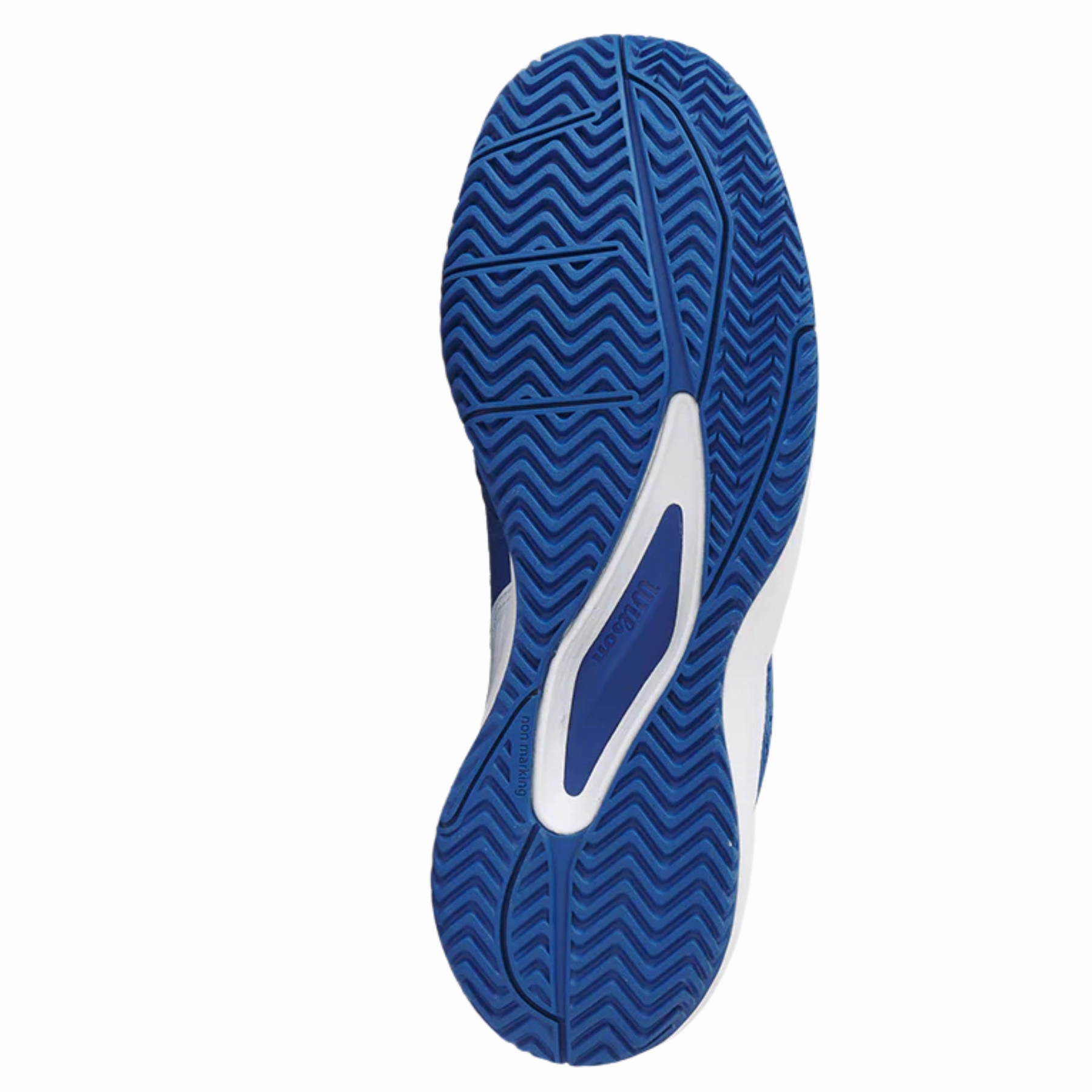 Breathability Workout Wilson RUSH PRO ACE D V Tennis Shoes - Blue/White