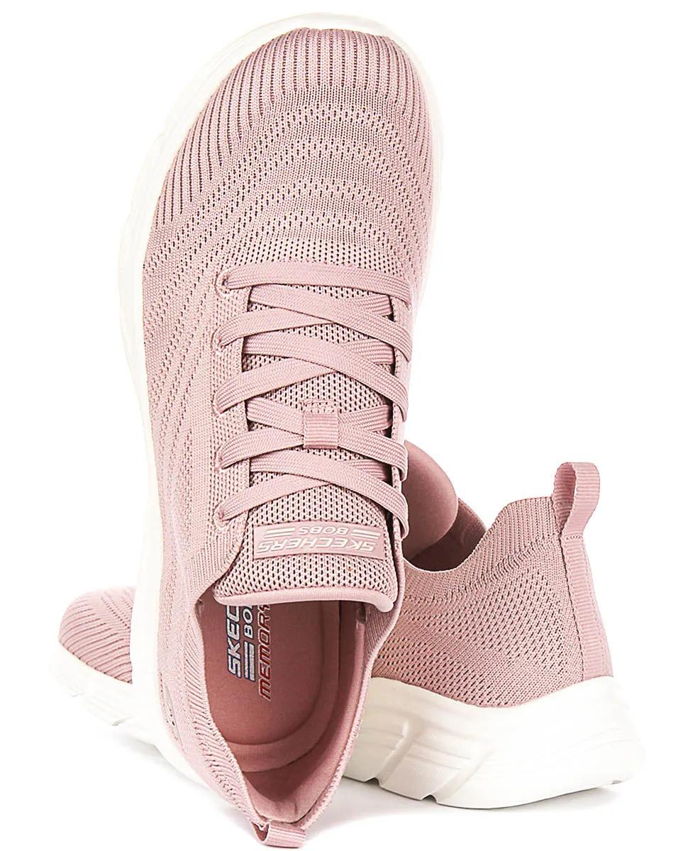 Breathable Feel Skechers Bobs Sport Bob Flex In Pink For Women