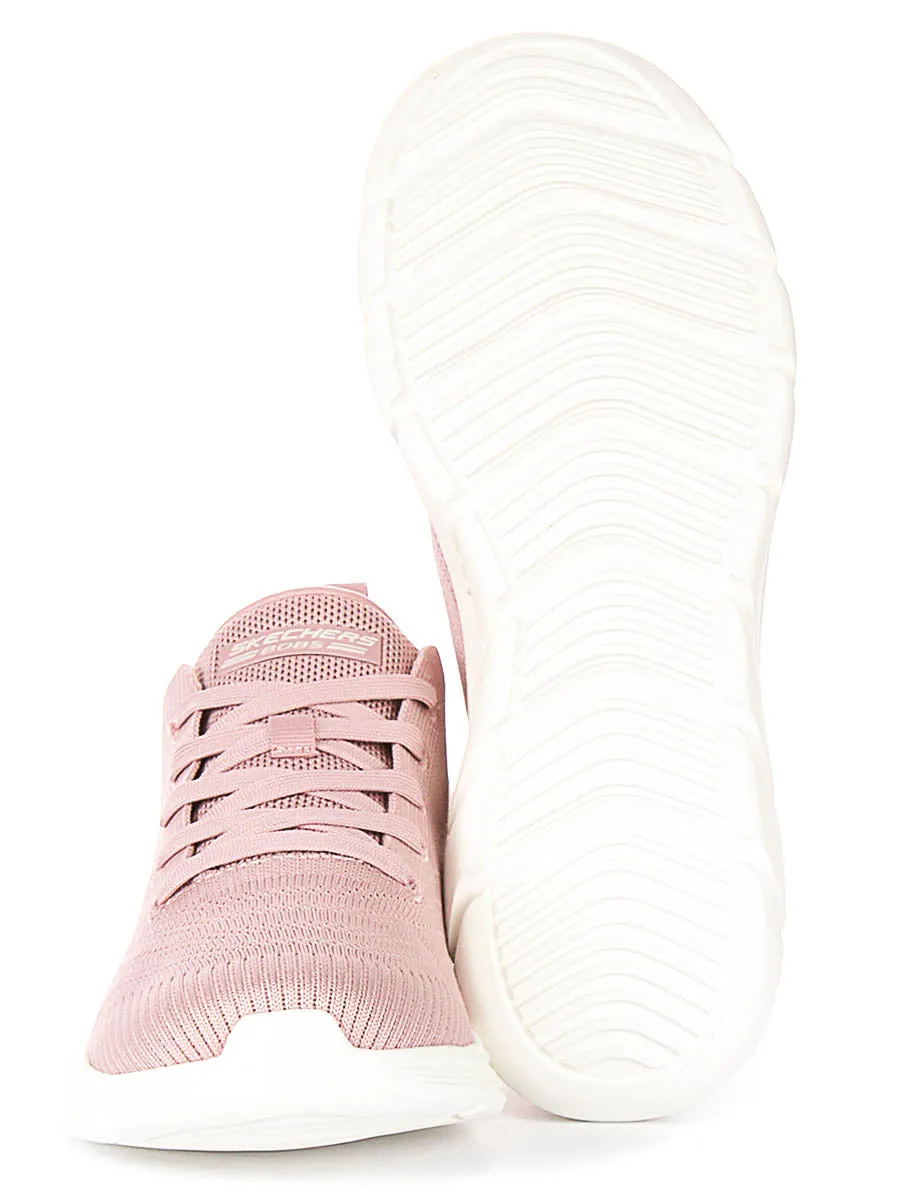 Breathable Feel Skechers Bobs Sport Bob Flex In Pink For Women