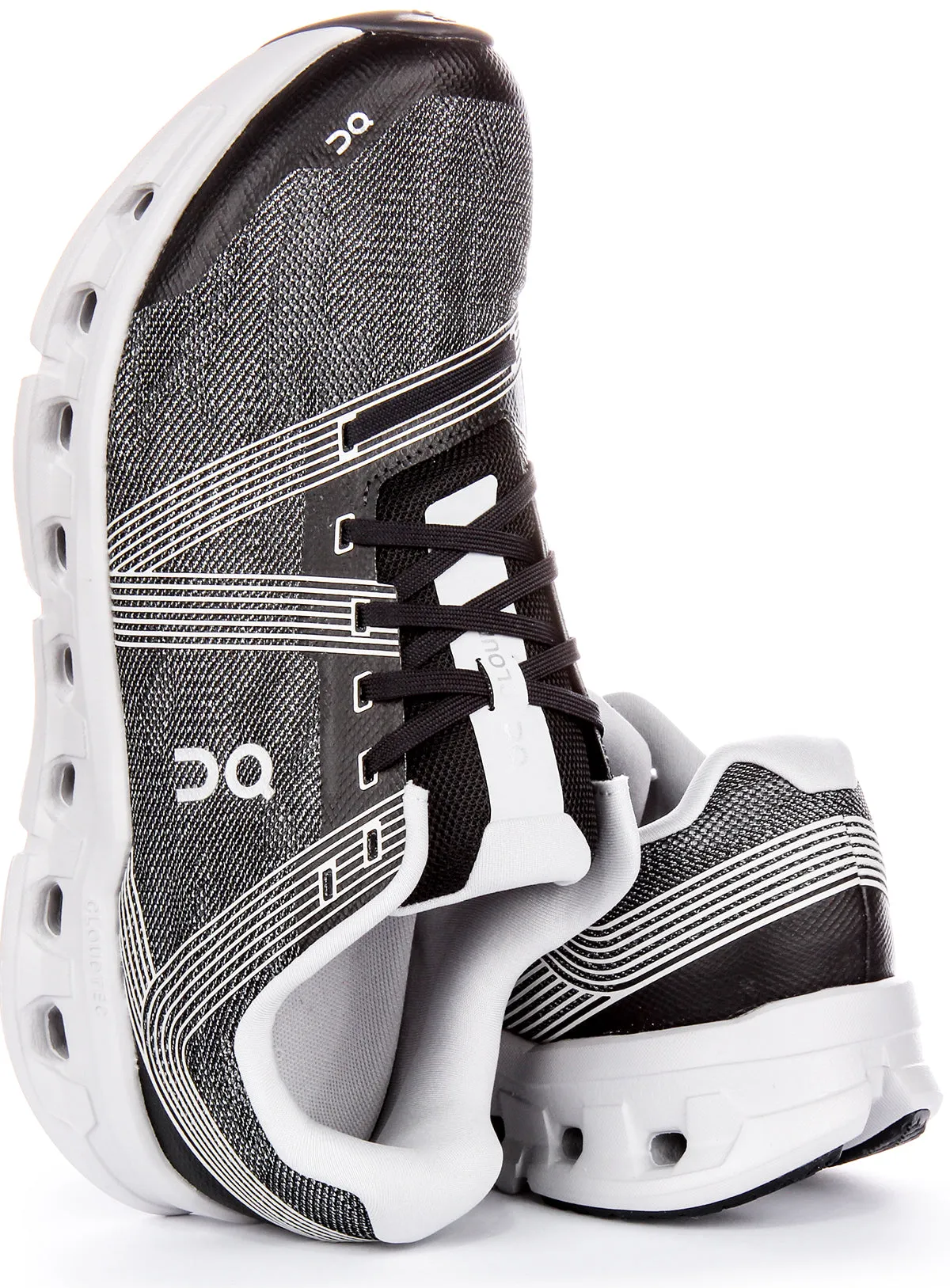 Breathable Lining On Running Cloudgo In Black White For Men