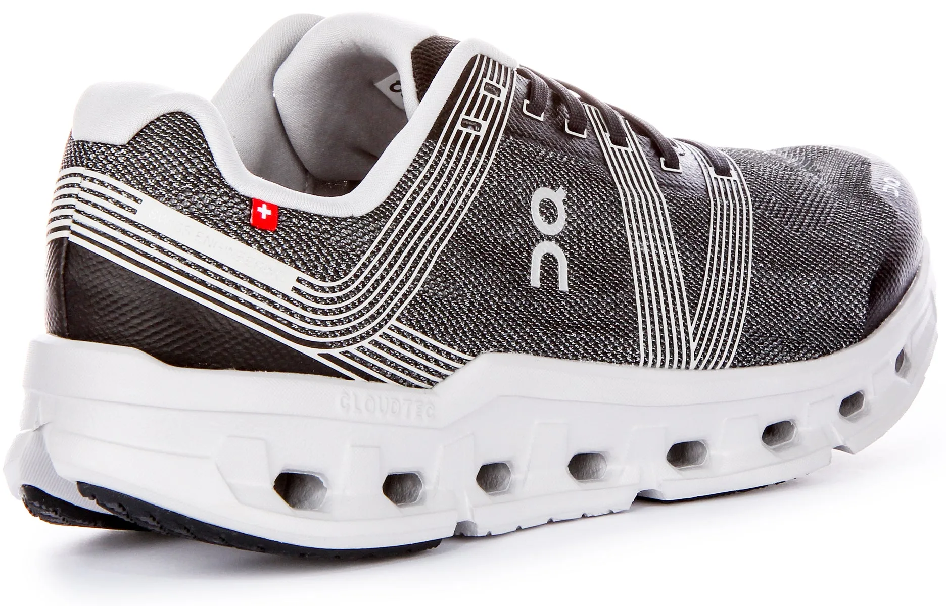Breathable Lining On Running Cloudgo In Black White For Men