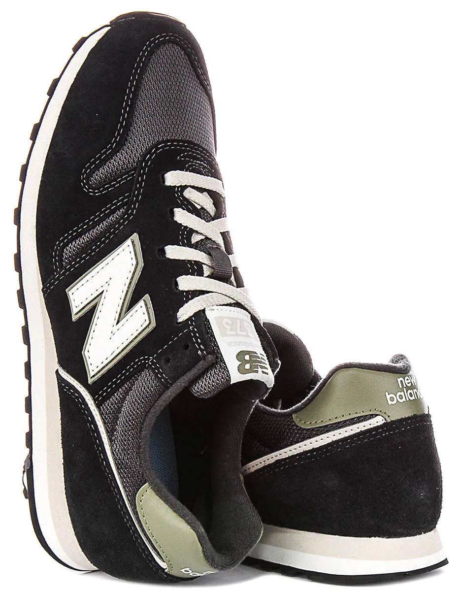 Breathable Material New Balance ML 373OM2 In Black White For Men