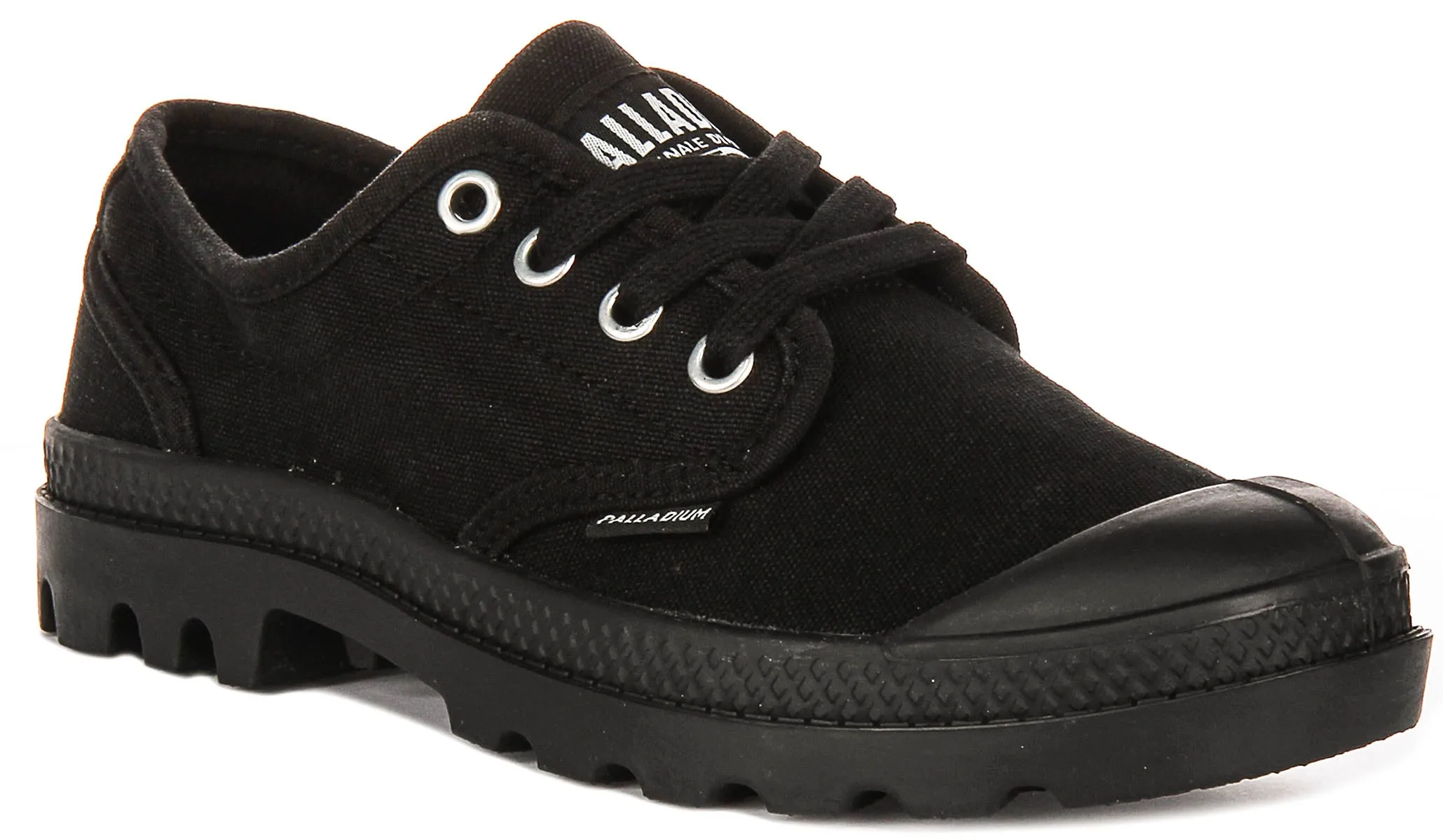 Palladium Pampa Oxford In Black For Women Stretchable