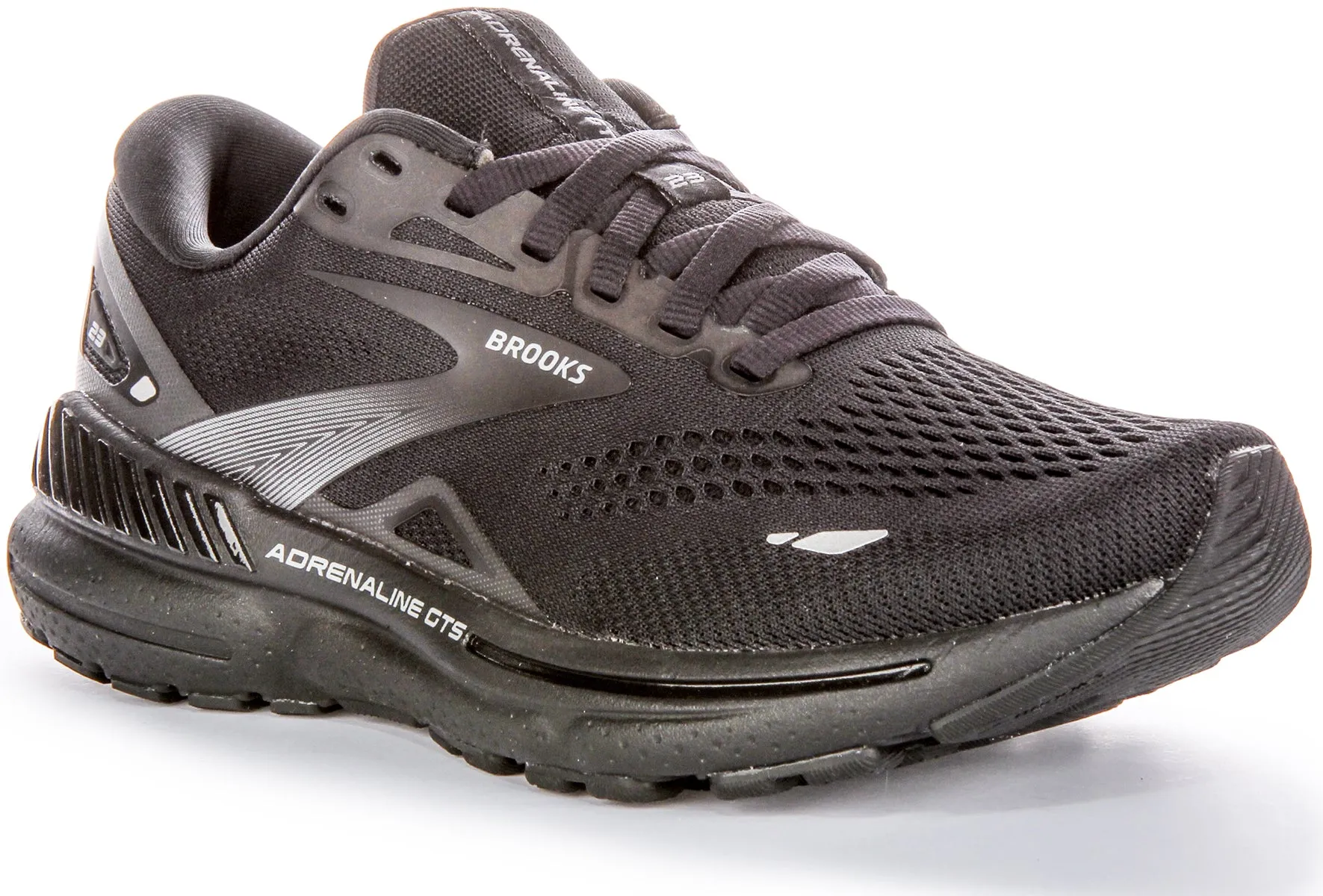 Brooks Adrenaline GTS In Black For Men | Medium Fit Water Resistant