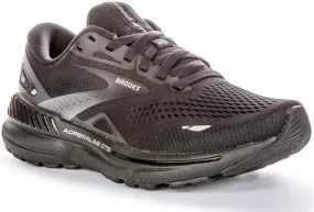 Brooks Adrenaline GTS In Black For Men | Medium Fit Water Resistant
