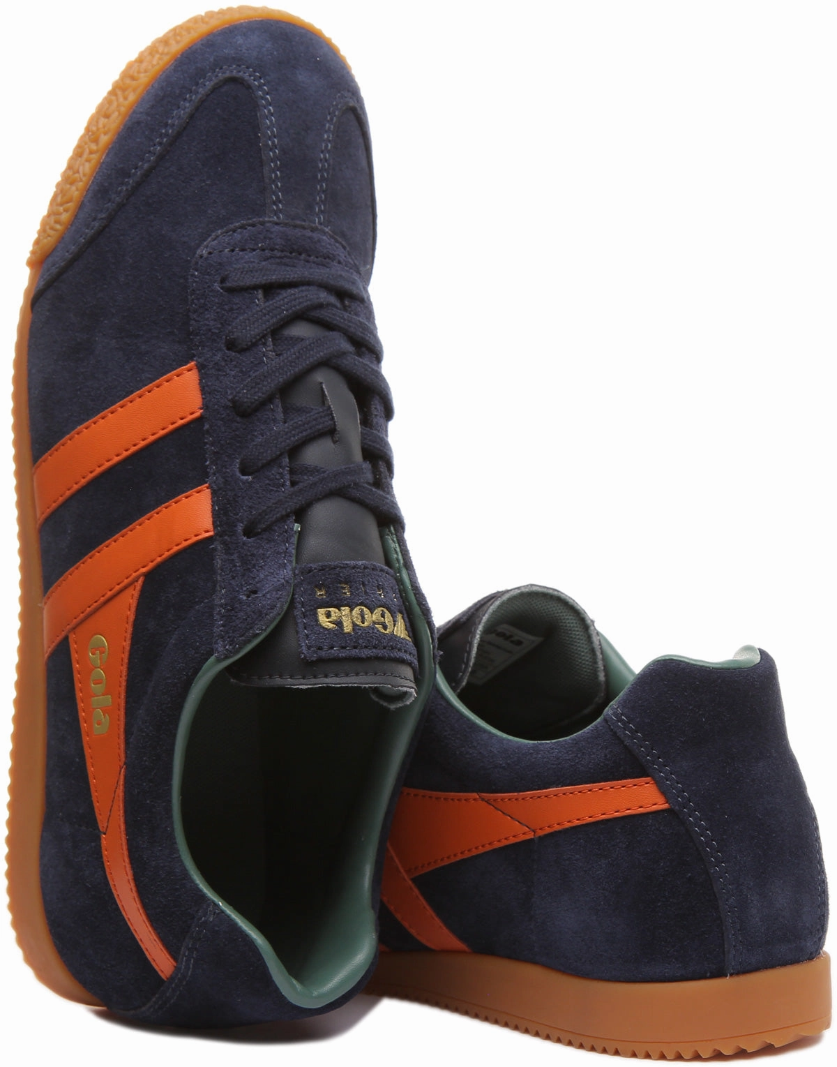 Breathable Build Gola Classics Harrier In Navy Orange For Men