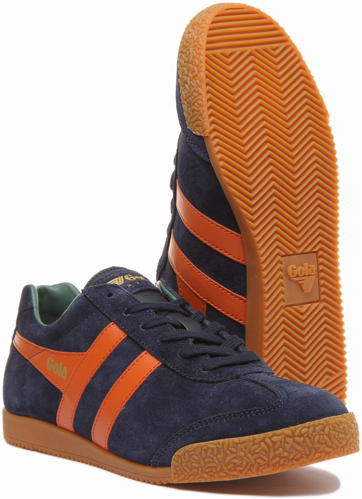 Breathable Build Gola Classics Harrier In Navy Orange For Men