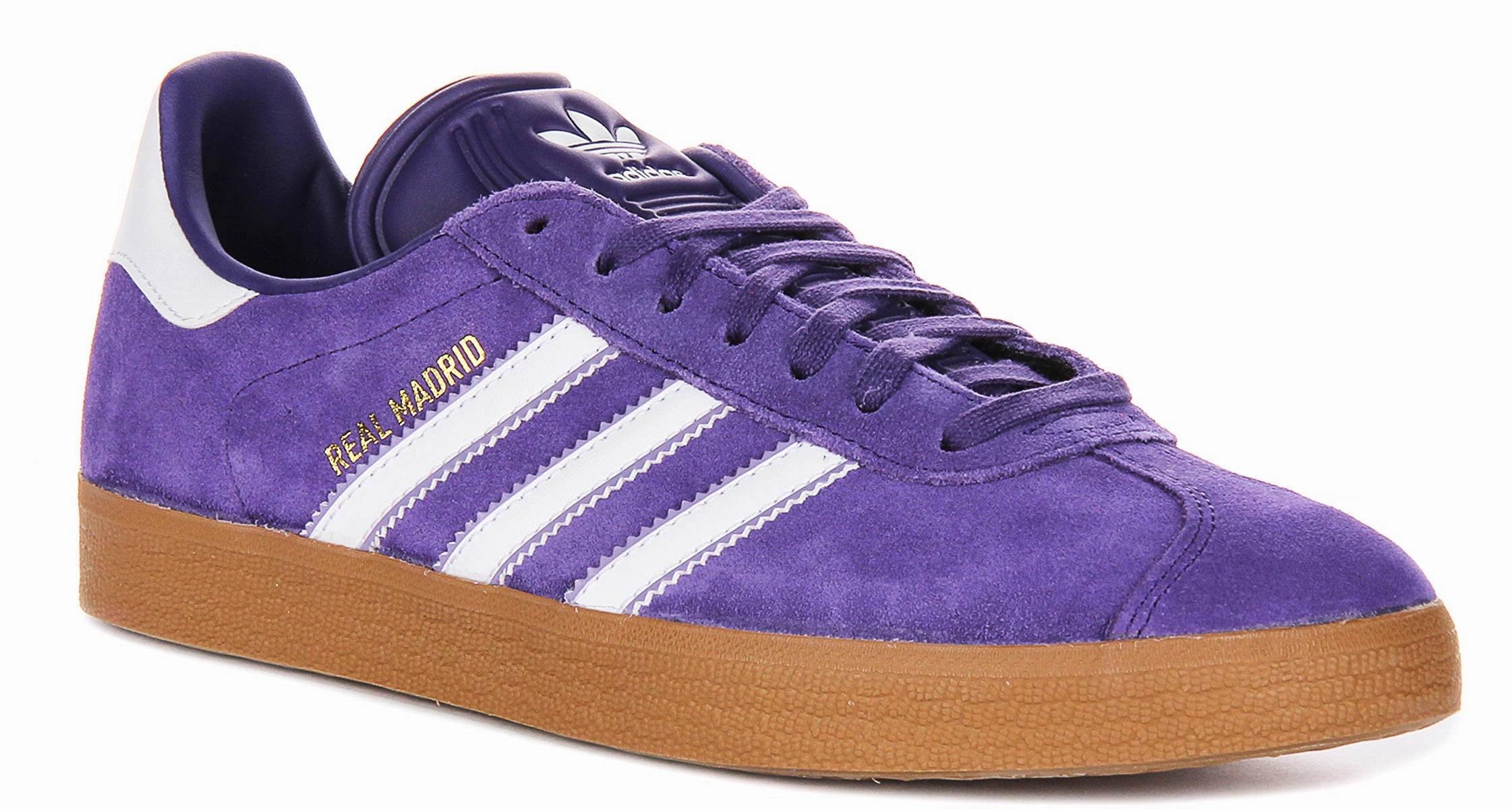 Adidas Gazelle X Real Madrid in Purple Weight Lifting