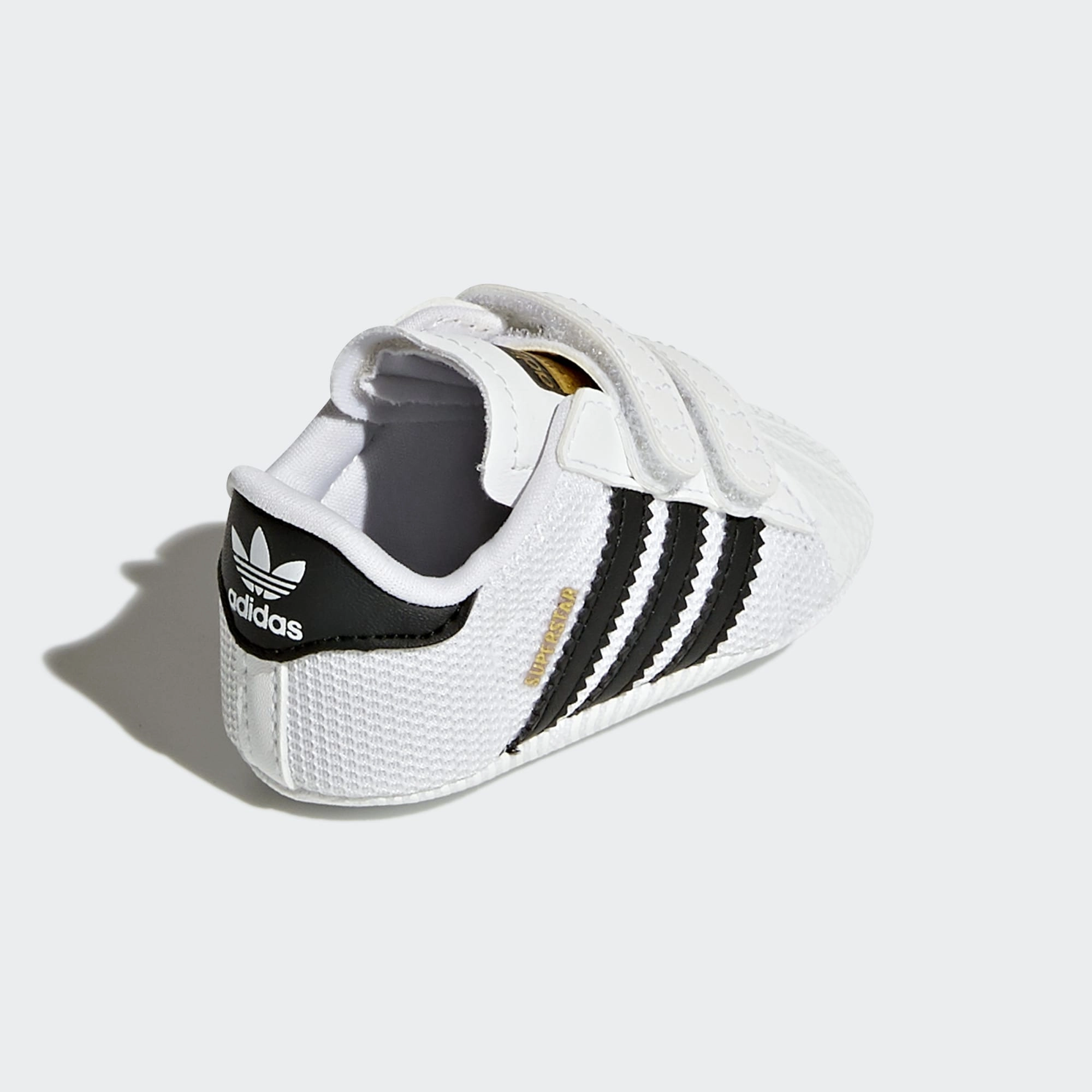 Breathable Idea adidas - Superstar Crib - Cloud White/Black - Kids [S79916]